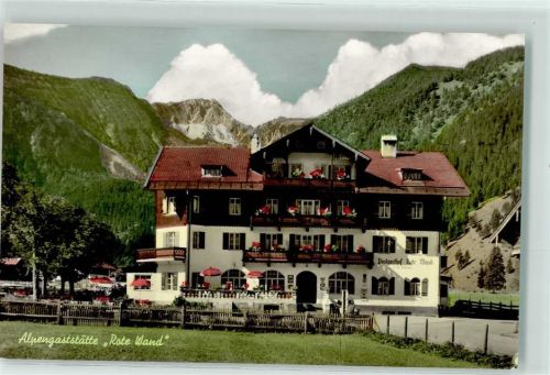 Geitau Gasthaus Rote Wand Emailleschild ADAC