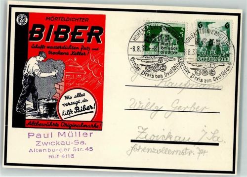 Mörtedichter Biber Putz WK II