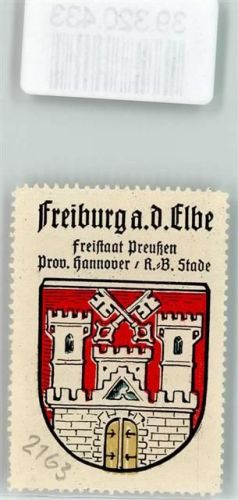 Freiburg Wappen Kaffee Hag ca. 1920-1940 Burg Schlüssel