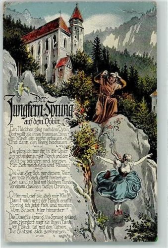 Kurort Oybin Jungfernsprung Kloster Gedicht