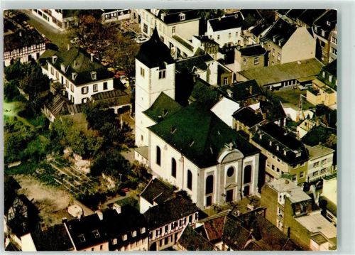Königswinter Fliegeraufnahme Kirche St.Remigius