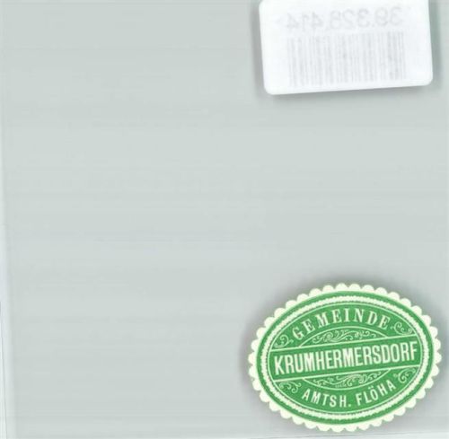 Krumhermersdorf Postwesen Gemeinde Krumhermersdorf Amtsh. Flöha
