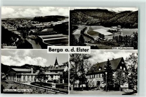 Berga Bergarbeiter-Klubhaus der DSF Postamt