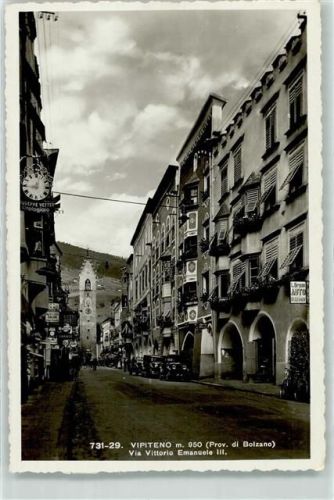 Vipiteno Via Vittorio Emanuele III. Oldtimer