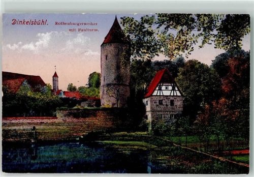 Dinkelsbühl Rothenburgerweiher Faulturm