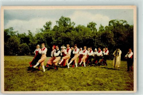 Stockholm Freilichtmuseum Skansen Volkstanz Tracht