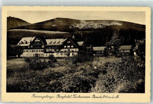 Teichmannbaude Riesengebirge Berghotel 843 m