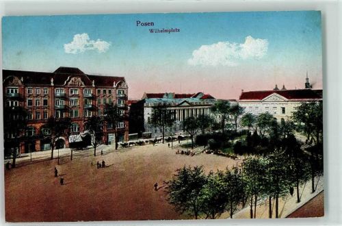Posen Poznan Wilhelmplatz Tracht Polen