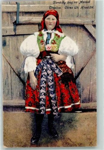 Uherské Hradiste Slovacky kroj na Morave Traplice Tracht