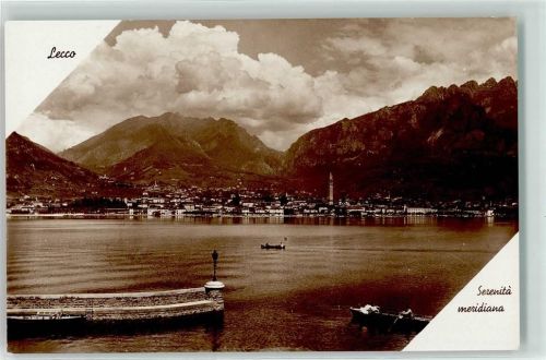 Lecco vista da Malgrate Ruderboote