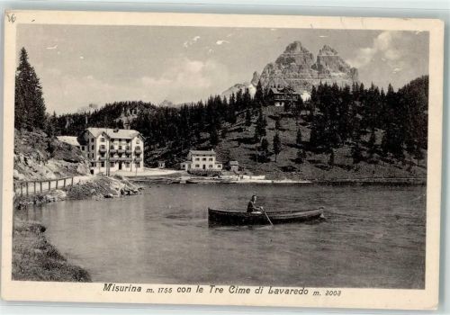 Misurina le Tre Cime di Lavaredo Ruderboot