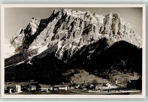 Ehrwald 1000 m Zugspitzmassiv Kirche