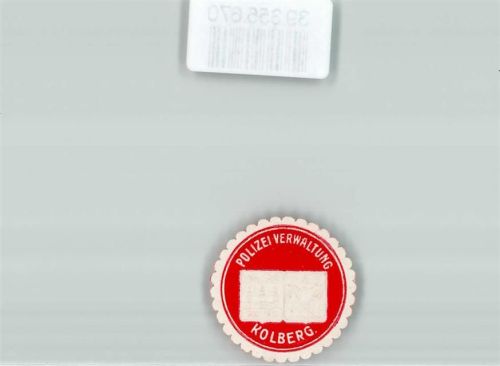 Kolberg Polizeiverwaltung Kolberg