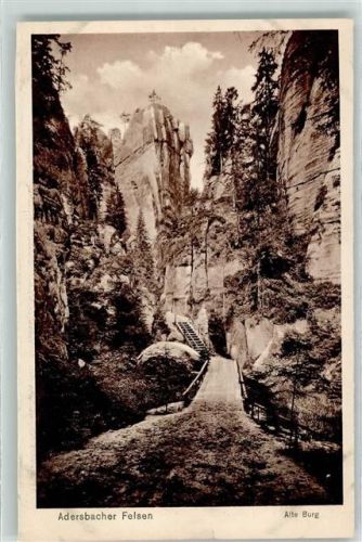 Broumov Adersbacher Felsen Alte Burg