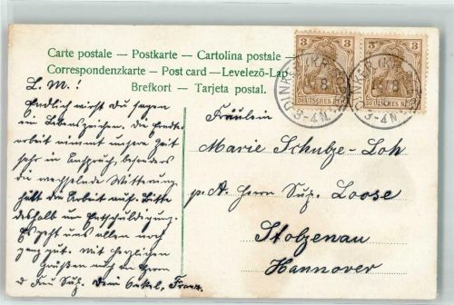 Dinker 1906 Mehrfachfrankatur