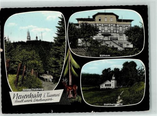 Neuenhain Großer Feldberg Sendemasten Rathaus Stahlheilquelle