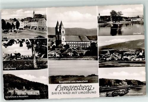 Hengersberg Sanatorium Hausstein Benediktiner Abtei Niederalteich Donauschlepper Ohe Bad