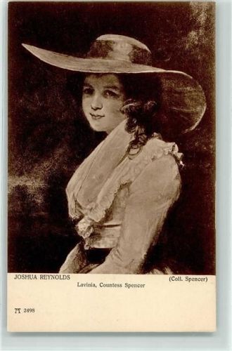 1912 Joshua Reynold - Lavinia Countess Spence - Verlag Ackermann Serie 242