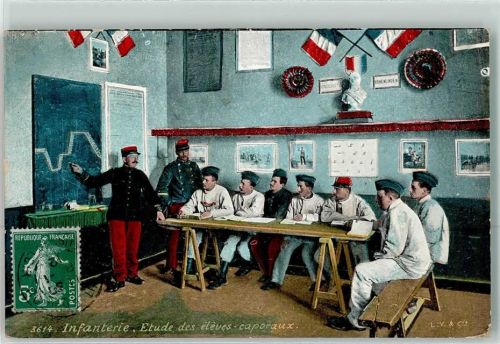 1912 Infanterie Studium studentische Unteroffiziere Fahnen