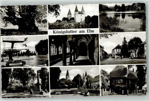 Königslutter Schwimmbad Sprungturm Kaiserdom Marktplatz Kaiser Lothar-Linde