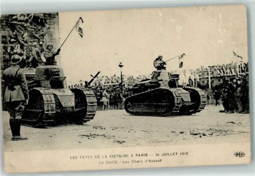 Paris 1919 Fetes de la Victoire Panzer WK I