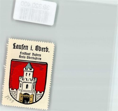 Laufen Wappen Kaffee Hag Nr. 37 ca. 1920-1940 Zinnenturm