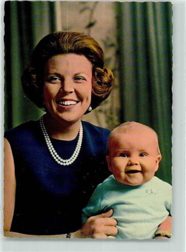 Prinzessin Beatrix mit Prinz Willem-Alexander