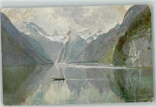 Berchtesgaden Königssee Künstlerkarte