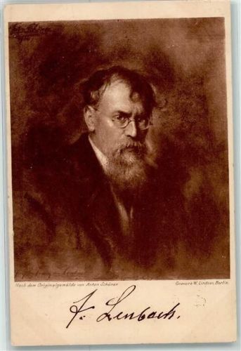 Franz von Lenbach sign.Anton Schöner
