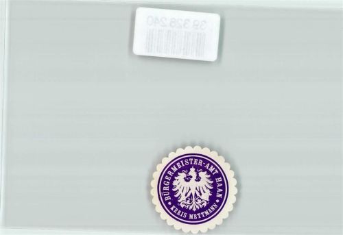 Haan Postwesen Bürgermeister-Amt Haan Kreis Mettmann
