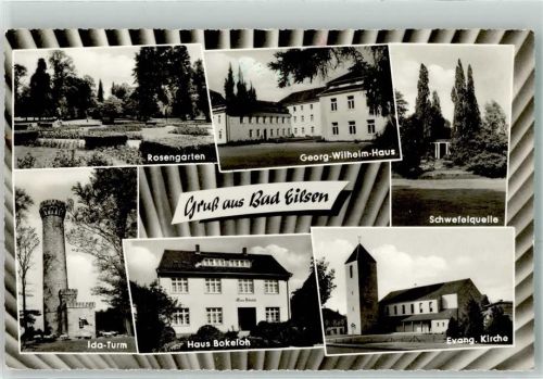 Bad Eilsen Ida- Turm Georg- Wilhelm-Haus Schwefelquelle Ev. Kirche Haus Bokeloh