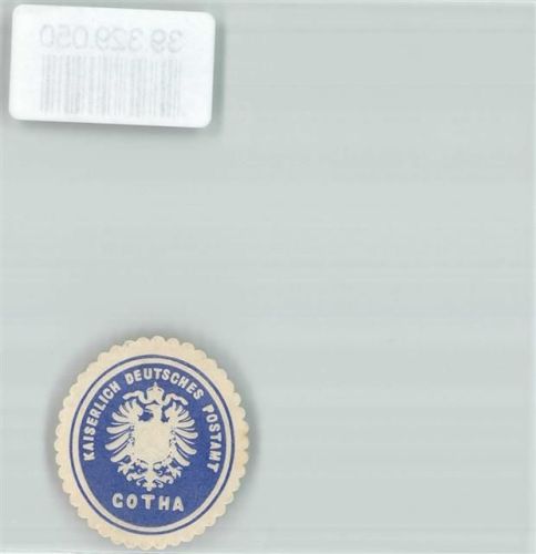 Gotha Postwesen Kaiserlich Deutsches Postamt Gotha
