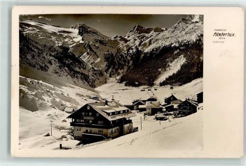 Hintertux Thermalbad 1500 m Zillertal Gasthaus Pension Winter Schnee