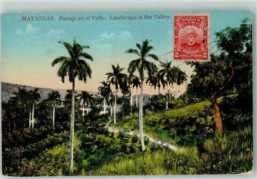 Matanzas 1914 Paisaje en el Vallee