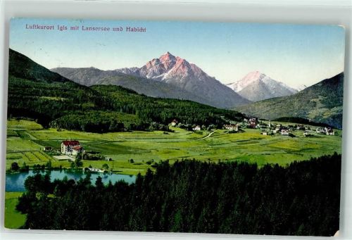 Igls 1911 Lanser See u. Habicht