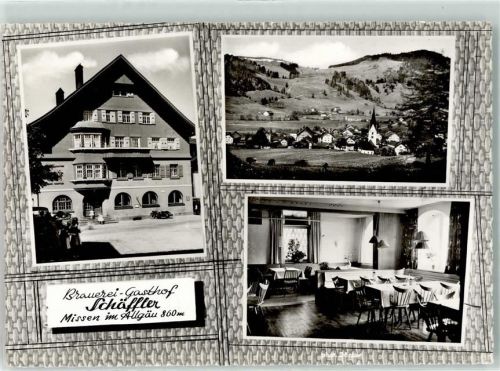 Missen-Wilhams Brauerei-Gasthaus Schäffler Gaststube Motorradgespann