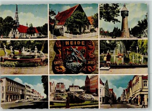 Heide Brunnen VW Käfer Kirche Wasserturm