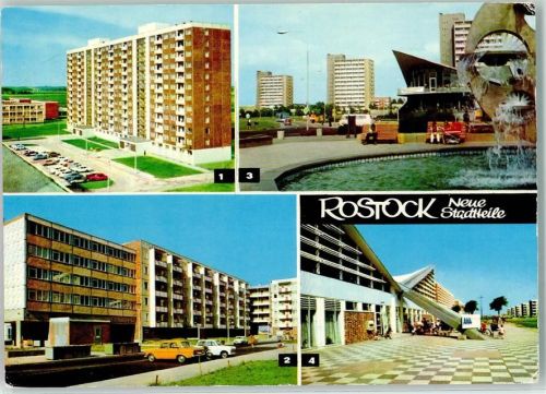 Rostock Neue Stadtteile Lütten Klein Evershagen Südstadt Hochhäuser