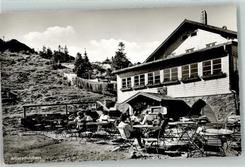 Arberschutzhaus Aussenterrasse Waschtag