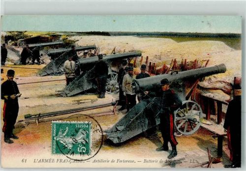 1911 Festungsartillerie Batterie 138 Kanonen