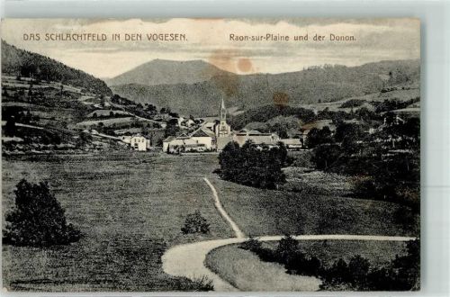 Raon-sur-Plaine 1915 Dondon Schachtfeld i.d. Vogesen