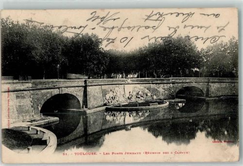 Toulouse 1903 les Ponts Jumeaux