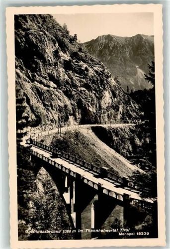 Gaicht Gaichtpassbrücke im Thannheimertal