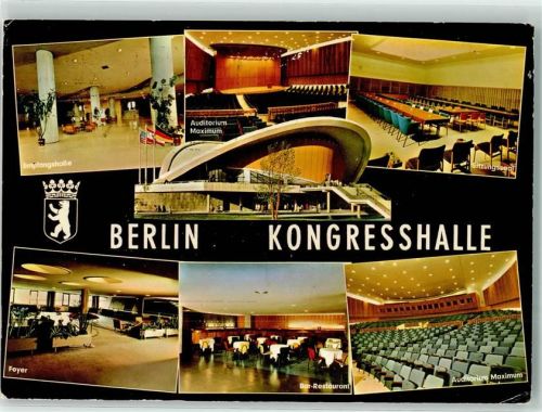 Tiergarten Kongresshalle Auditorium Maximum Foyer Bar-Restaurant