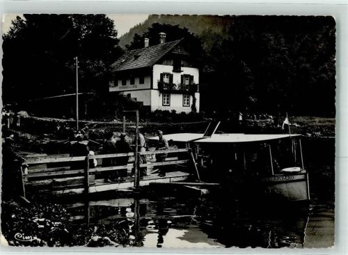 Villers-le-Lac Debarcadere au Saut du Doubs Schiff
