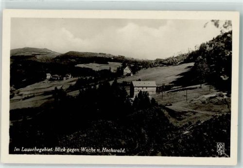 Jablone v Podjestedi im Lauschergebiet Blick gegen Wache u. Hochwald