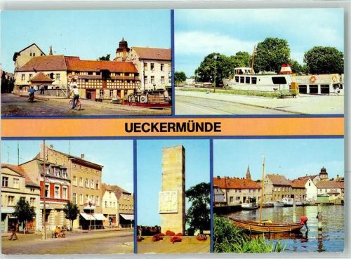 Ueckermünde Hafen Karl-Marx-Platz Ehrenmal für die Gefallenen Helden