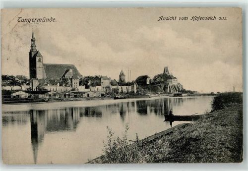 Tangermünde 1905 Hafendeich