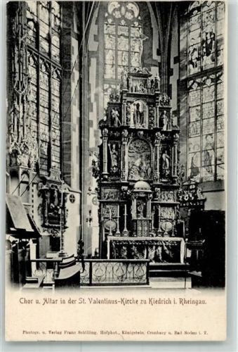 Kiedrich Chor u.Altar in der St.Valentinus Kirche