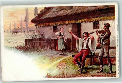 Geige Bier Gänse